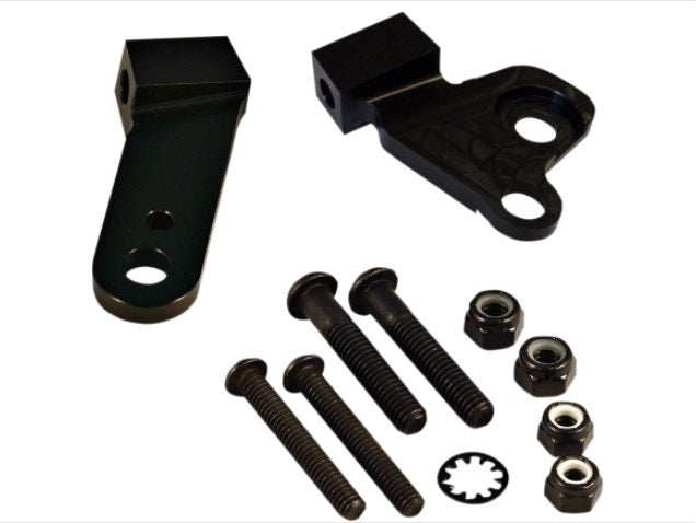 PowerMadd Cobra 34264 Black Hand Guard Mount Kit 15-Up Softail Mechanical Clutch