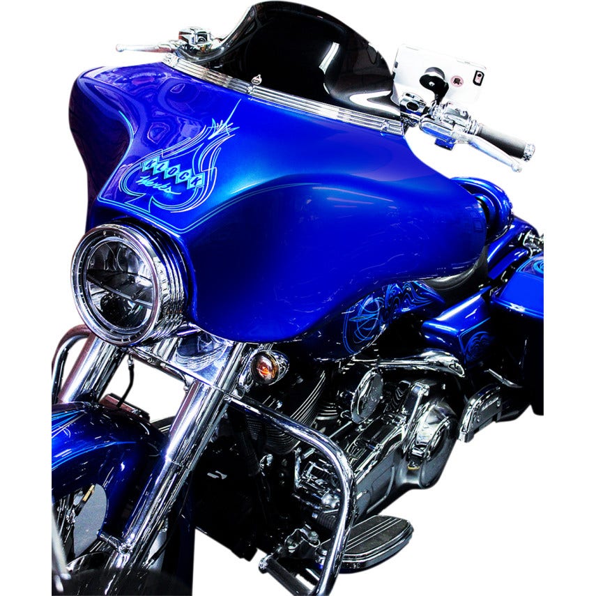Klock Werks Black Universal Device Mount IOCore Harley Switch Housing Clamp