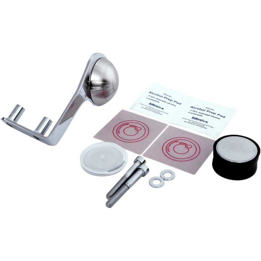 Klock Werks Chrome Universal Device Mount IOCore Victory Switch Housing Clamp | KW05-01-0382-C