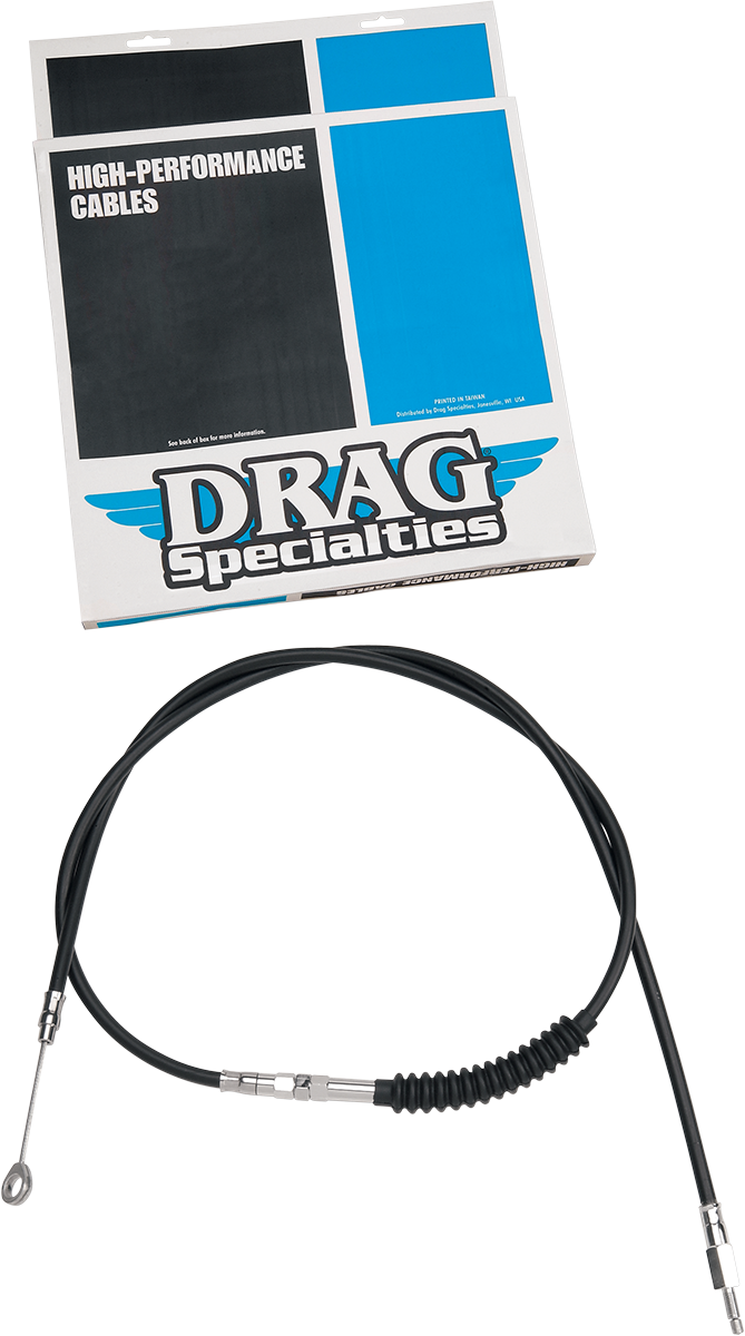 Drag Specialties Black Braided High Efficiency Clutch Cable 07 FLH/T Models