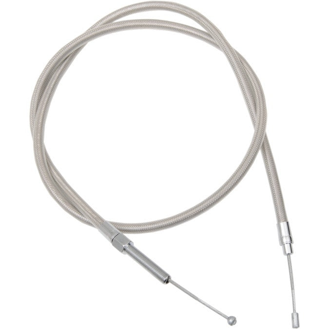 Drag Stainless Braided 70" Clutch Cable Harley 07-17 Softail 07 Dresser & 06-17 FXD