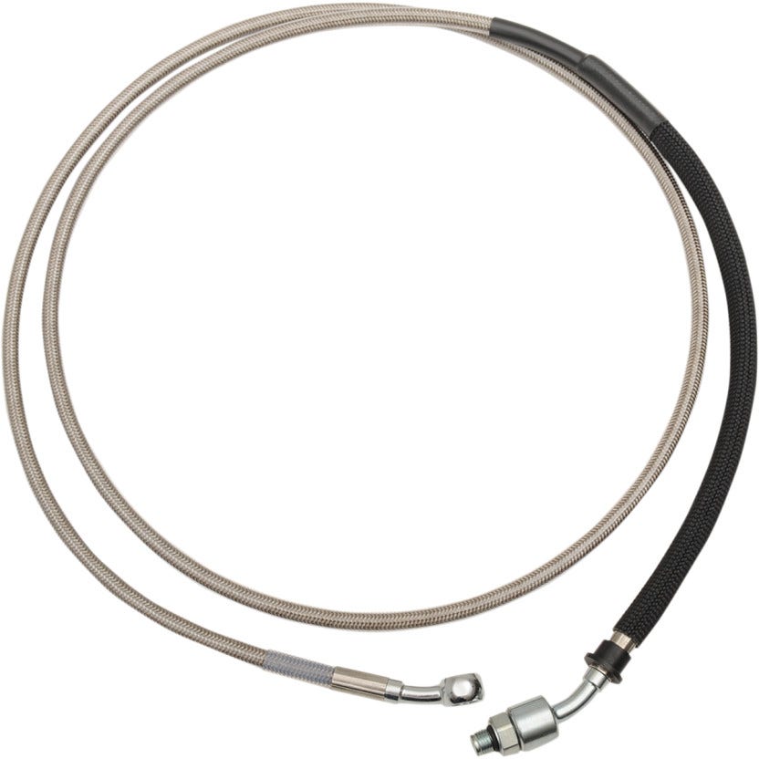 Drag Stainless Braided Extended Plus + 6 Hydraulic Clutch Line Cable CVO & 14-16