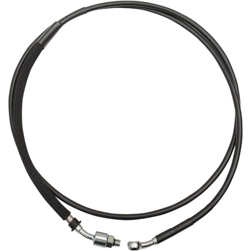 Drag Black Braided Extended Plus + 6 Hydraulic Clutch Line Cable CVO & 14-16 FLH