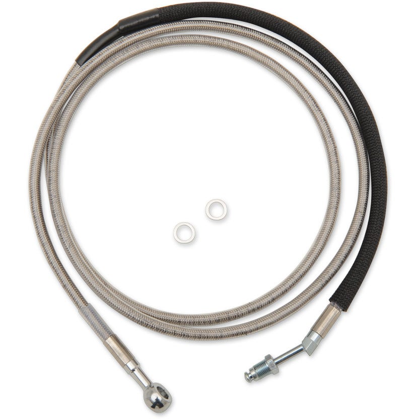 Drag Stainless Braided Extended Plus +10 Hydraulic Clutch Line Cable FLH/X 17-18