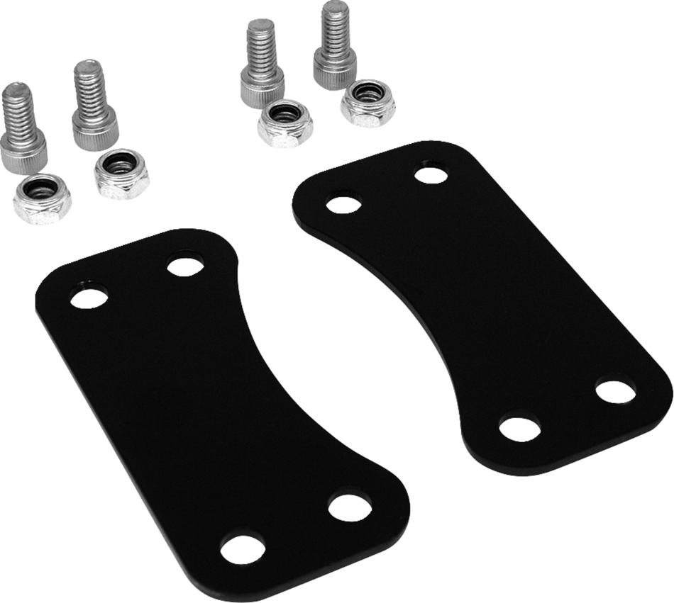 Coastal Moto 21" Black Fender Lift Bracket Riser 4 Harley 14-23 Touring
