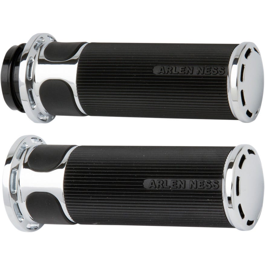 Arlen Ness Fusion Slot Track Hand Grips for Harley