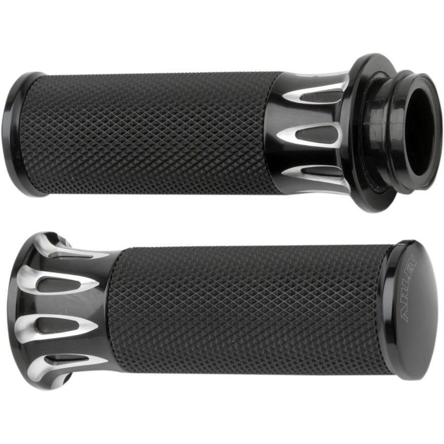 Arlen Ness Fusion Deep Cut Hand Grips for Harley