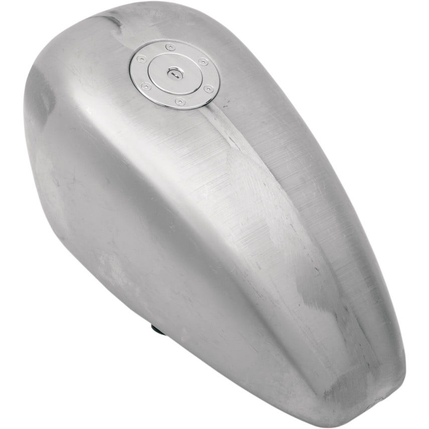 Drag Specialties Rubber Mounted Left Side Petcock Gas Tank W/ Chrome Aero Cap