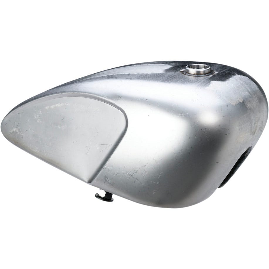 Legacy Lynx Raw 3.8 Gallon Peanut Gas Fuel Tank for Harley Sportster Custom Carb
