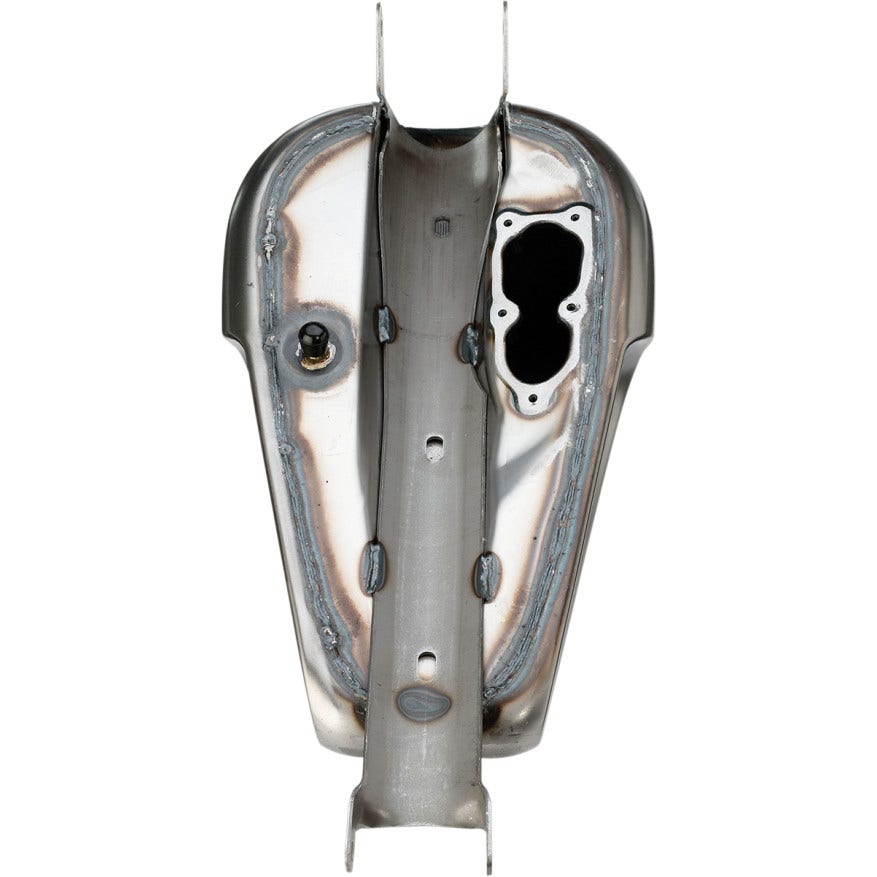 Legacy Lynx Raw 3.8 Gallon Peanut Gas Fuel Tank for Harley