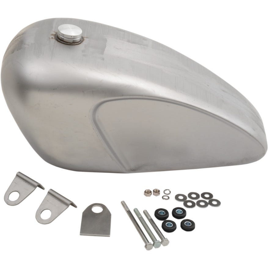 Legacy Lynx Raw 3.8 Gallon Gas Fuel Tank Harley Sportster XL EFI Fuel Injection