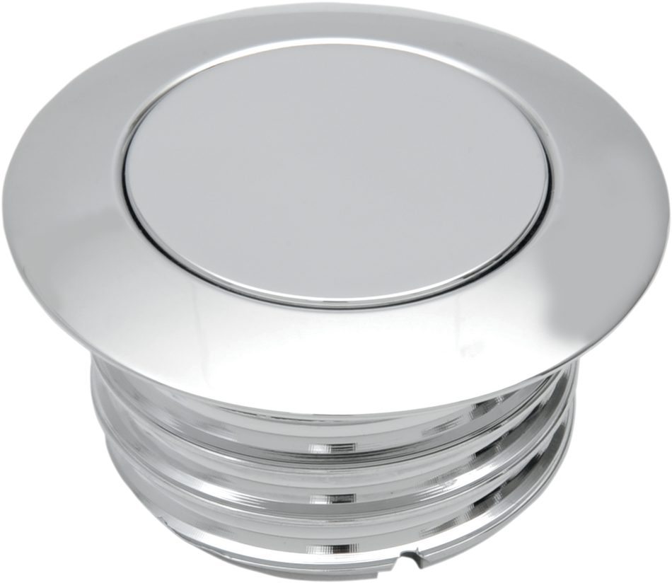 Vented Chrome Pop-Up Gas Caps For Harley-Davidson Models Late1993-2013