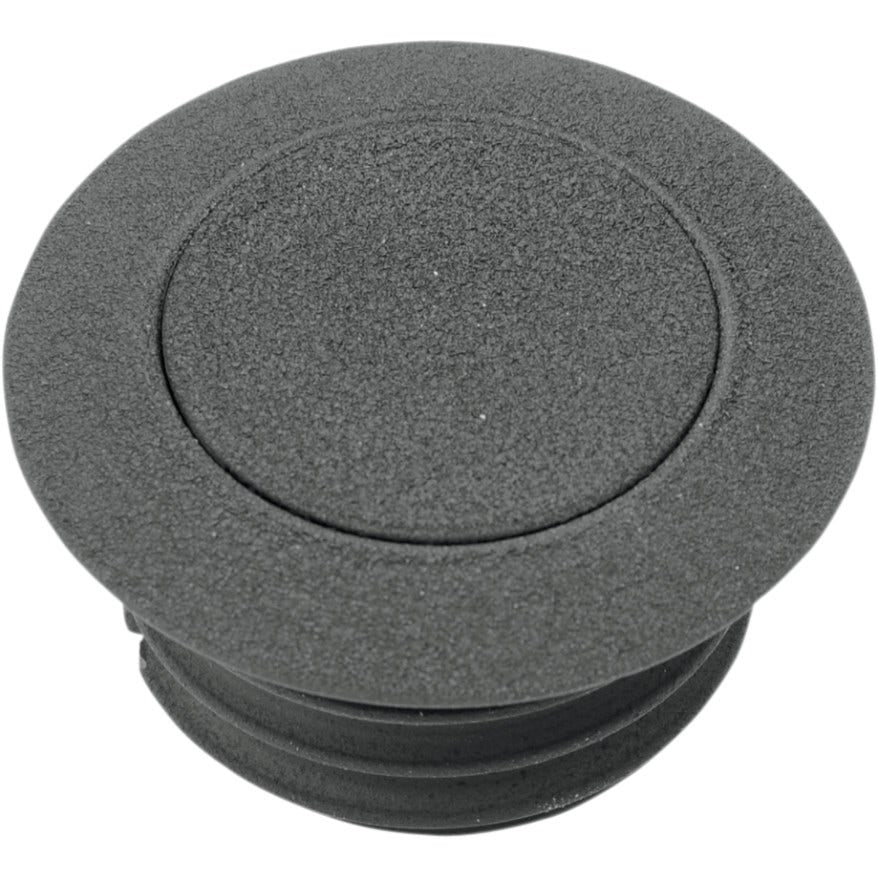 Wrinkle Black Vented Pop Up Screw In Gas Cap for Harley L96-15 2.36" OD