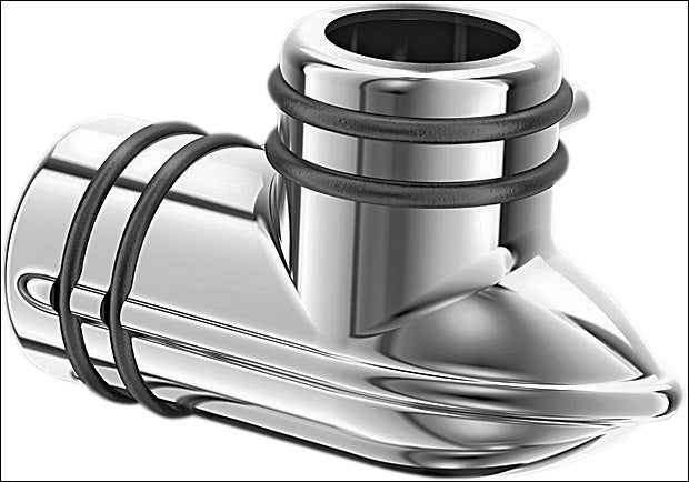 Kuryakyn Chrome Fuel Line Fitting Cover Harley EFI Touring Softail Dyna XL 02-17