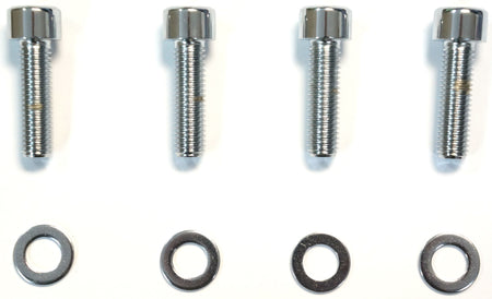 Chrome Front Caliper Mounting Hardware Bolt Kit 08-17 Dual Disc Touring