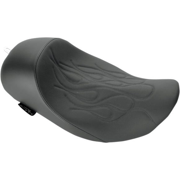 Danny Gray Speed Cradle Flame Stitch Solo Seat for 08-up Harley Touring
