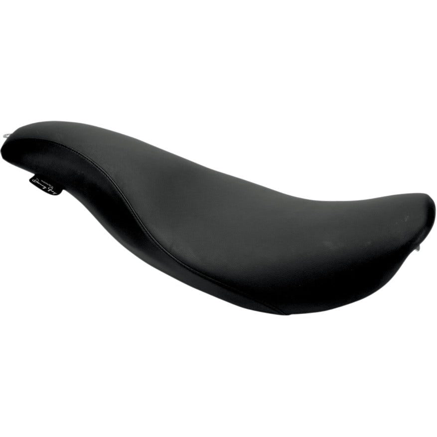 Danny Gray Short Hop 2-Up Plain Smooth Low Profile Seat Harley Touring 08-UP