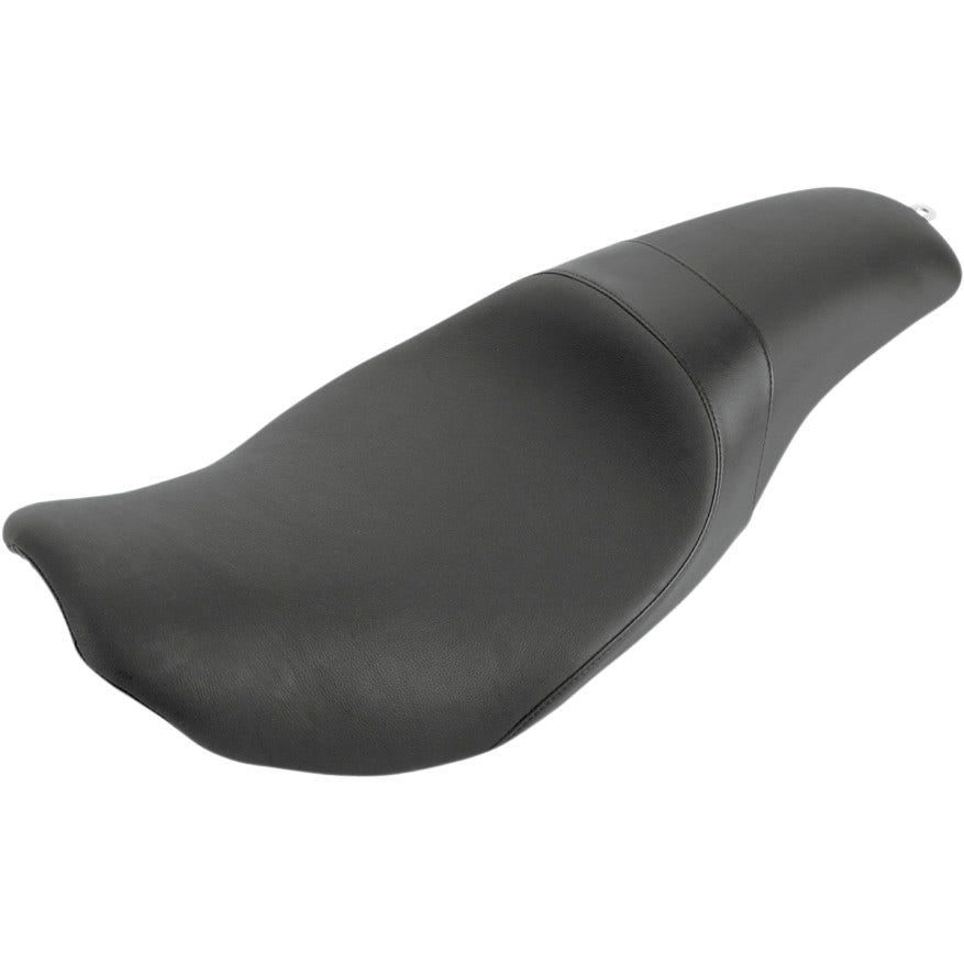 Danny Gray Short Hop 2-Up XL Plain Smooth Low Profile Seat Harley Touring 08-23
