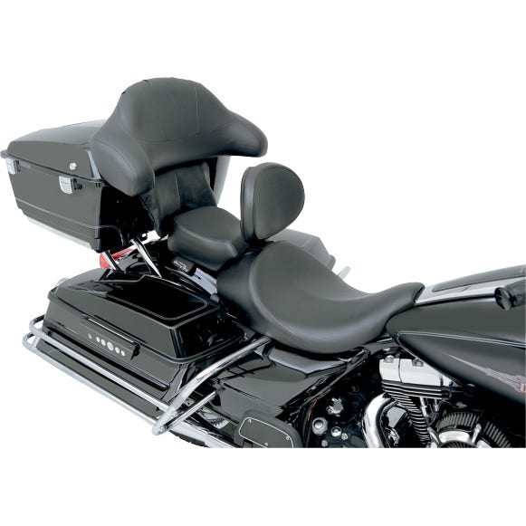 Danny Gray 21-418 Black Bigseat Solo Seat Deep Bucket Harley FLH/T Touring 08-19