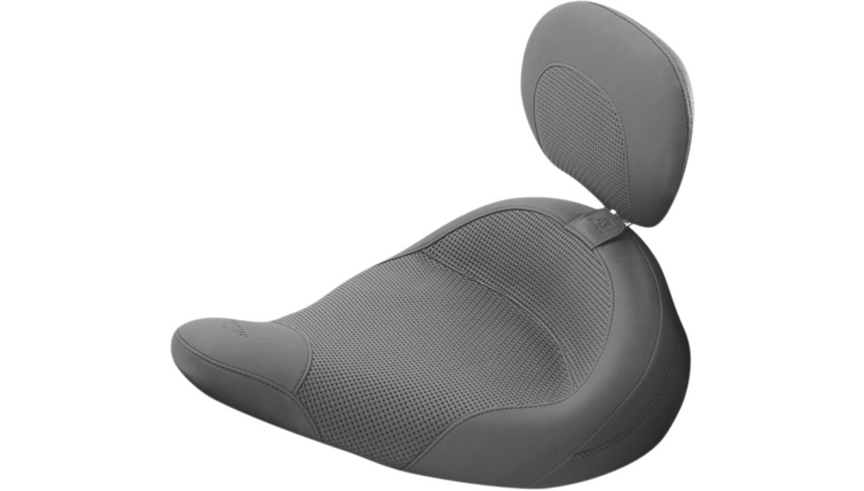 Mustang Police Solo Harley Seat W/Removable Backrest 08-23 FLHT/FLHR/FLTR/FLHX