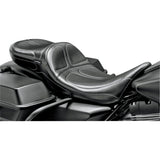 Le Pera LH-957 2 Up Black Maverick Seat 1 Piece Touring Harley FLH 02-07