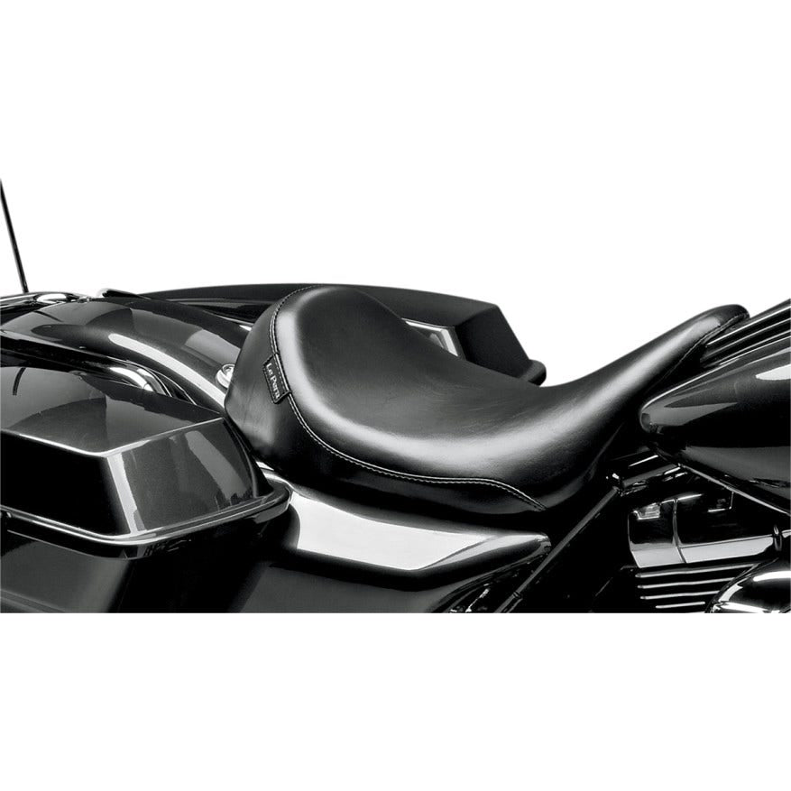 Le Pera LK-857 Low Profile Silhouette Smooth Solo Seat for Harley FLH/T 08-23