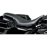 Le Pera LK-079 Black Vinyl Cobra Full Length Seat Harley Touring 08-23