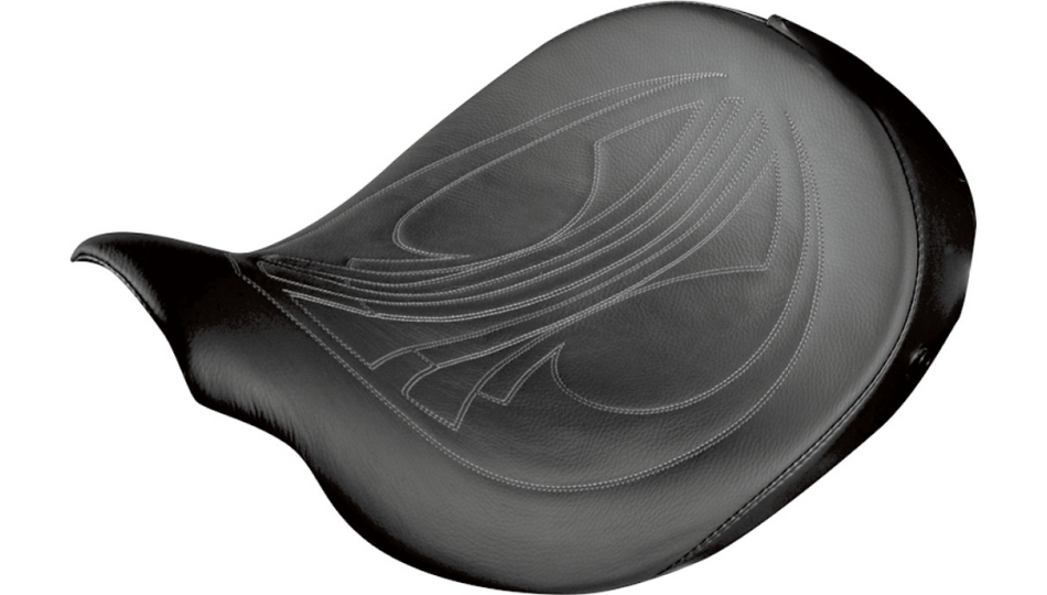 Danny Gray Airhawk Bigseat Harley Backrest Drag Stitch W/Gray Thread 08-23 FL