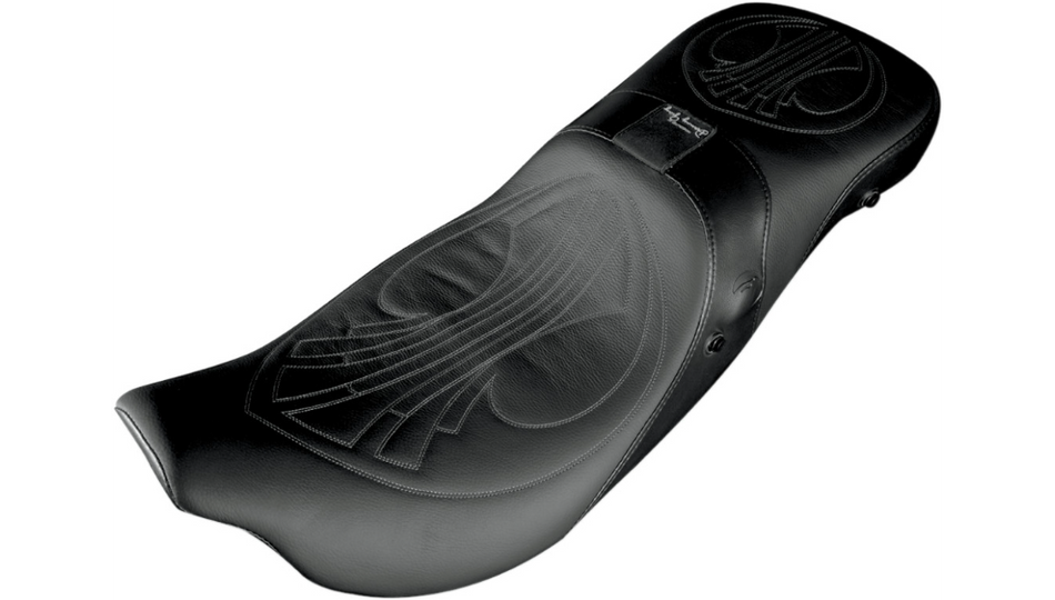 Danny Gray Airhawk Weekday 2-up XL Harley Seat Drag Stitch W/Backrest Option 08-21 FL