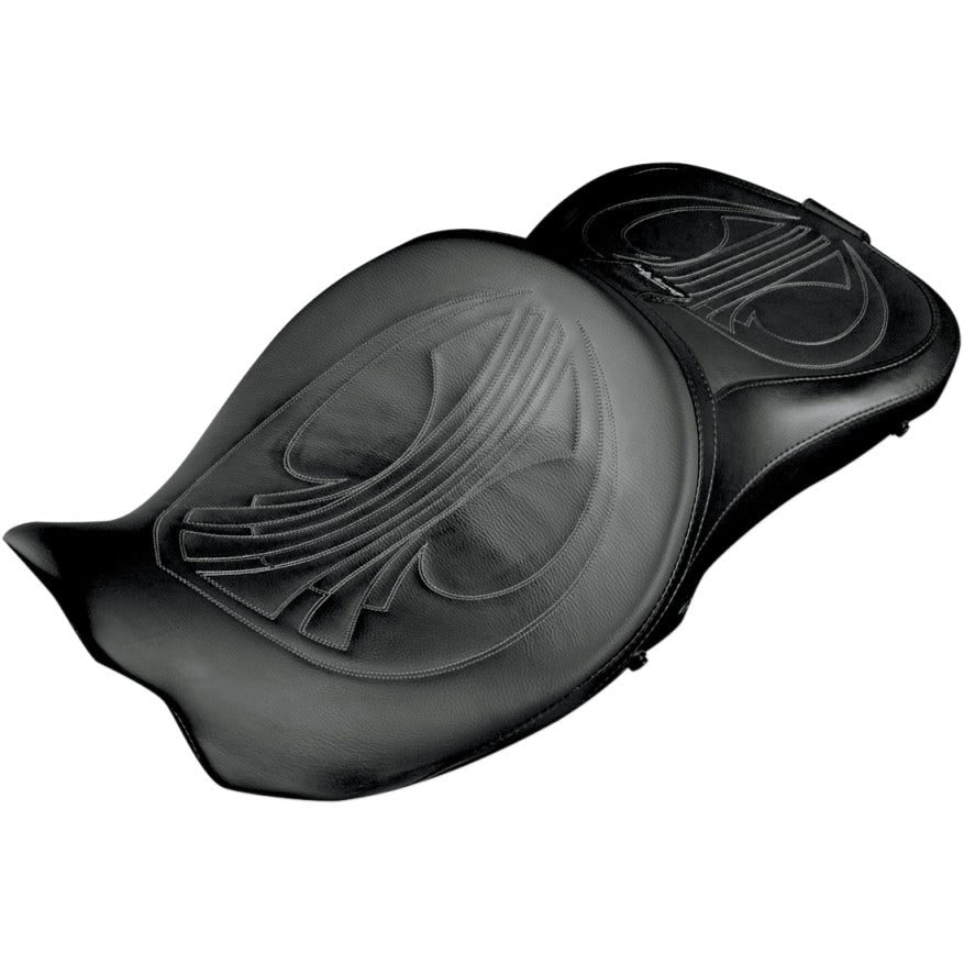 Danny Gray AirHawk Longhaul 2-Up XL Seat W/ Backrest Opt Harley Touring 08-23