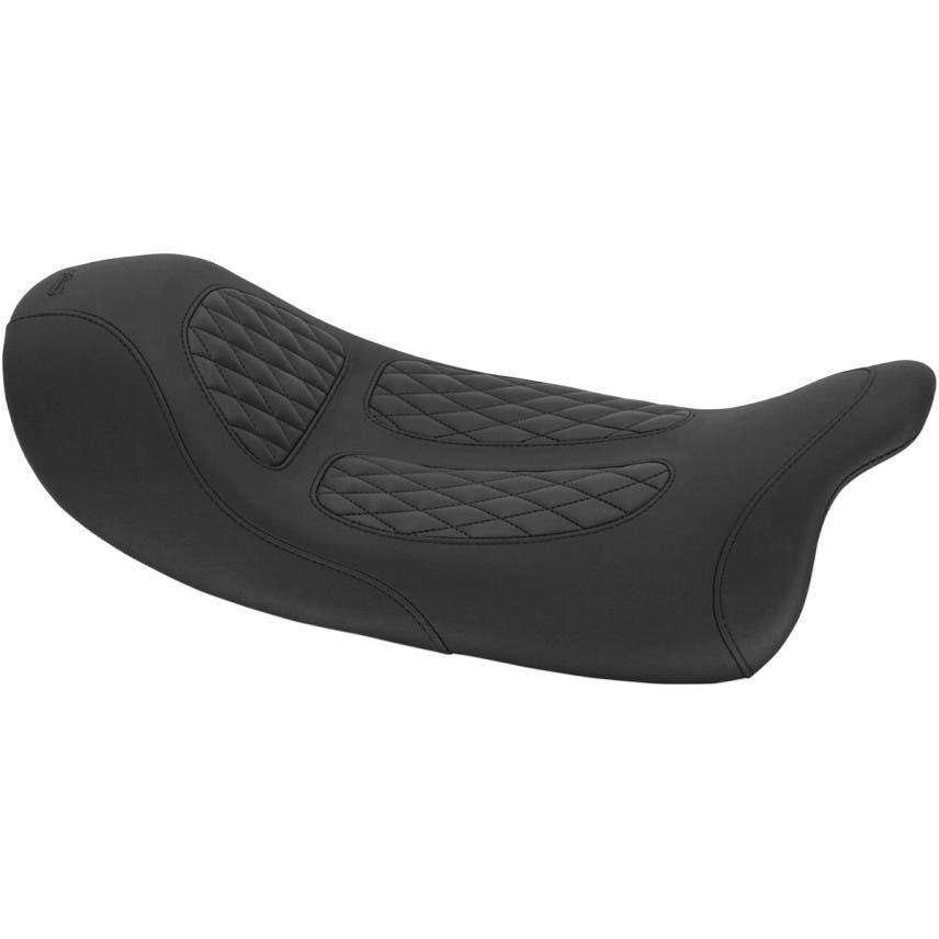Mustang 76969 Dave Perewitz Signature Driver Solo Seat Harley Touring 08-23