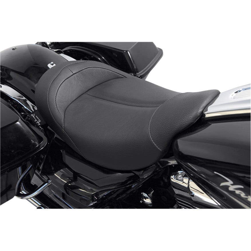 Danny Gray MinimalIST Sleek Narrow Solo Black Leather Seat Harley Touring 08-23