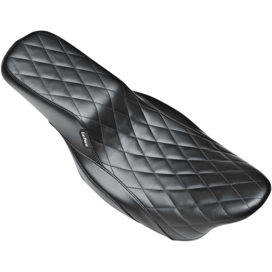 Le Pera LK-777 DM Black Diamond Stitched Nomad II 2-Up Seat Harley Touring 08-23