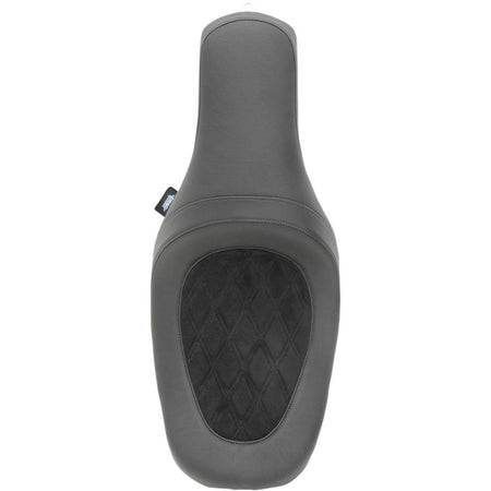 Drag Predator 2 up Diamond Stitch Seat Harley 10-15 FL Razor Back Stretched Tank | 0801-0975
