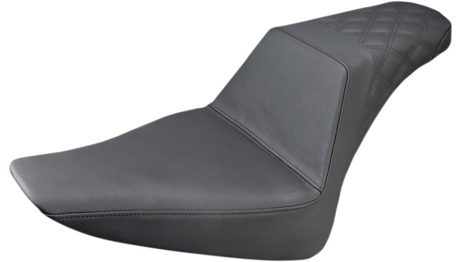 Saddlemen Step-Up Black Rear LS Harley Seat for 12-17 FLS 11-13 FXS 812-26-173