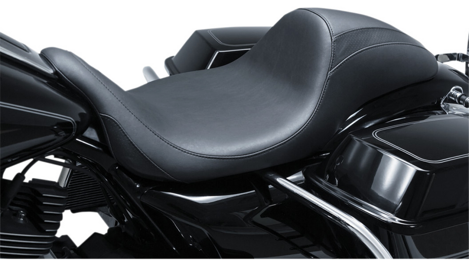 Mustang Hightail Fastback Black Harley Seat for 08-23 FL 09-18 FLHTCUTG 10-11 FLHXXX