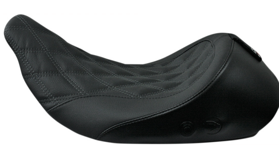 Danny Gray Airhawk Bigseat Harley Backrest DD Stitch W/Gray Thread 08-23 FL