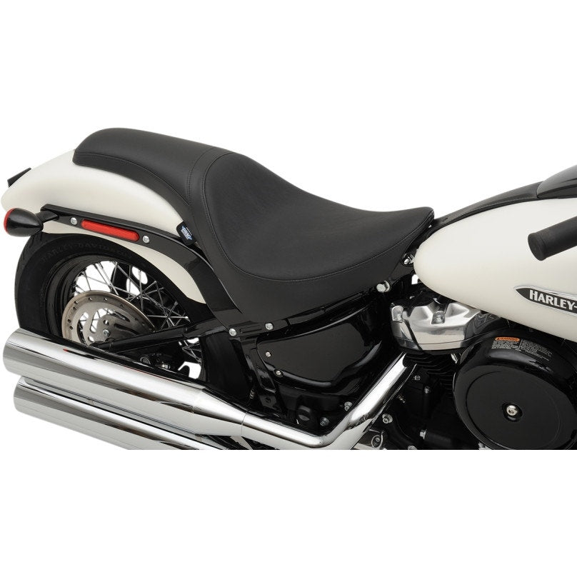 Drag Specialties Solar Reflective Predator 2-Up Seat Saddle 18-23 Harley Softail