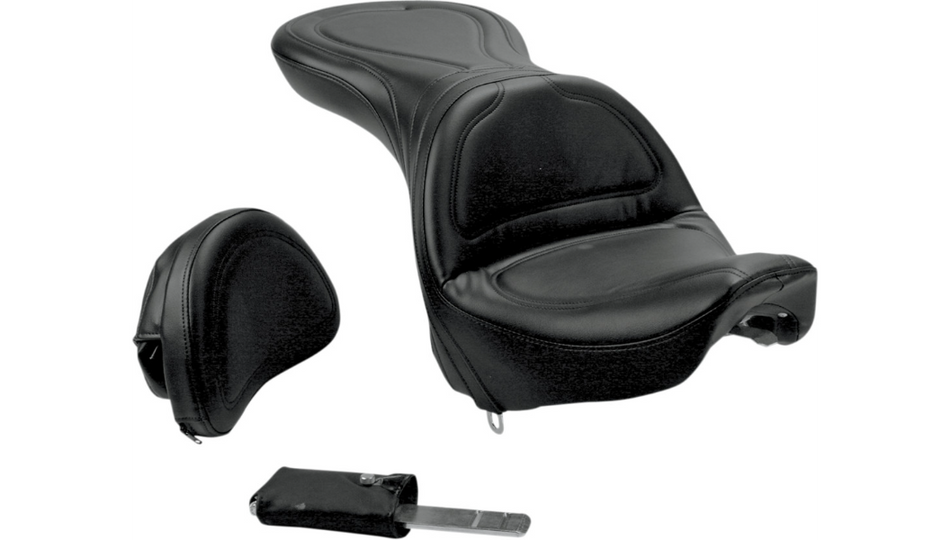 Saddlemen Explorer Harley Seat W/ Backrest for 00-07 FXSTD 8252JS