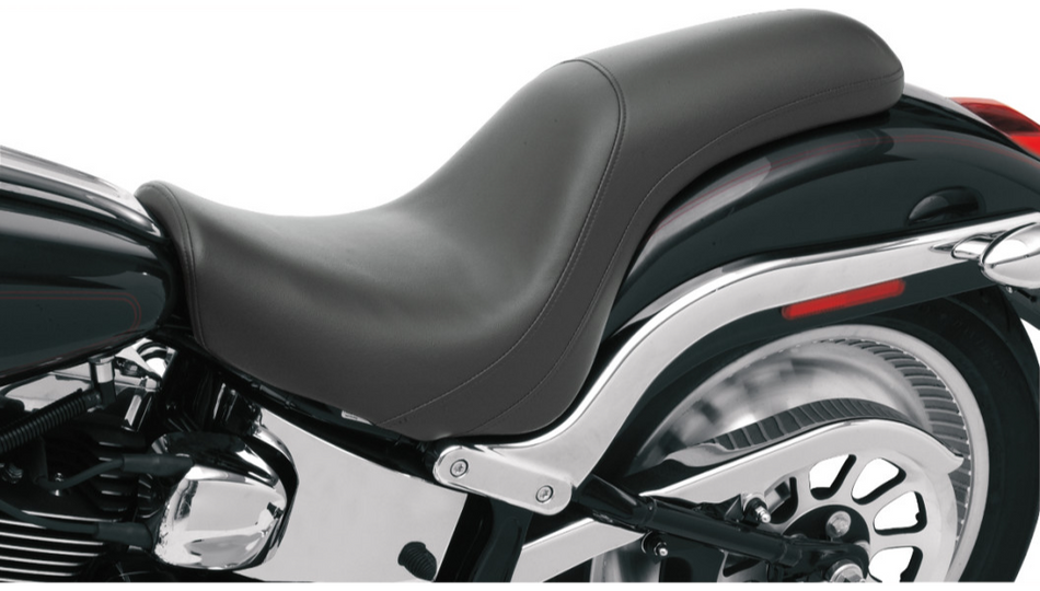 Saddlemen Profiler Smooth Black SaddleHyde Seat 4 Harley 00-07 FXSTD