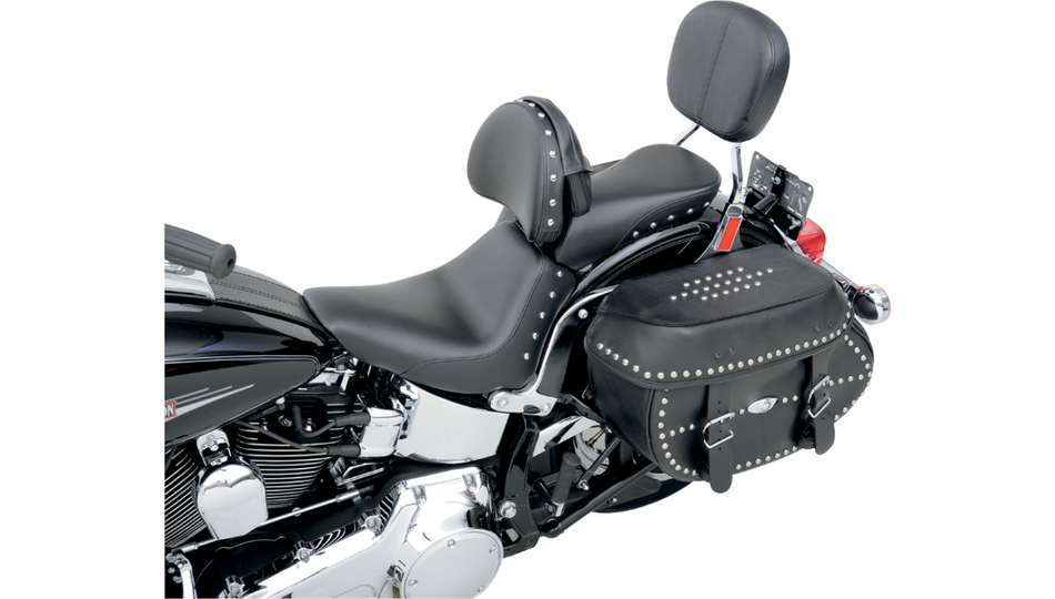 Saddlemen Renegade W/ Studs Touring Pillion Pad 4 Harley 06-10 FXST 07-17 FLSTF/B
