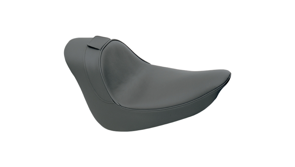 Drag Solo Smooth Harley Seat With EZ Glide 2 Backrest Option 06-17 FL/FX