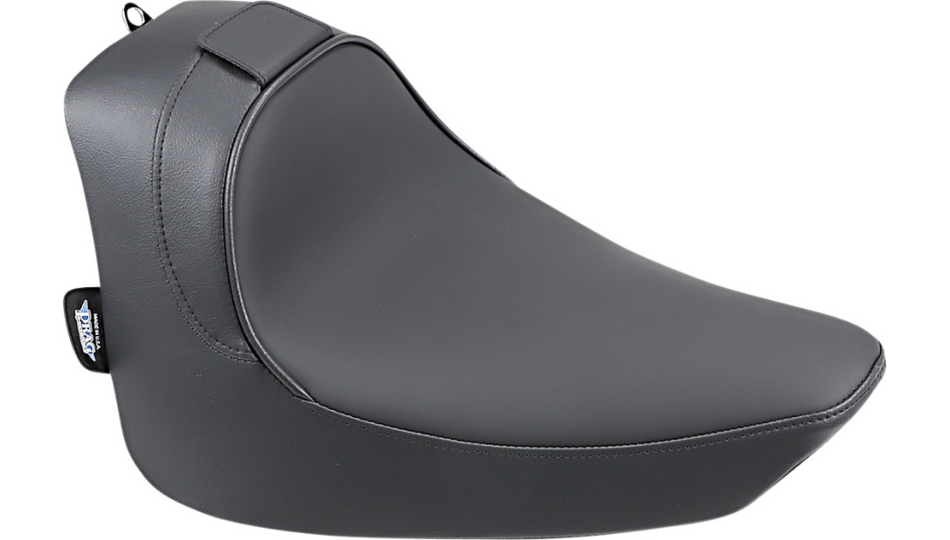 Drag Solo Smooth Harley Seat With EZ Glide 2 Backrest Option 00-06 FL/FX