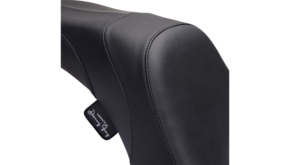 Danny Gray Weekday 2-up XL Smooth Black Seat 4 Harley Softail 11-13FXS 12-17 FLS