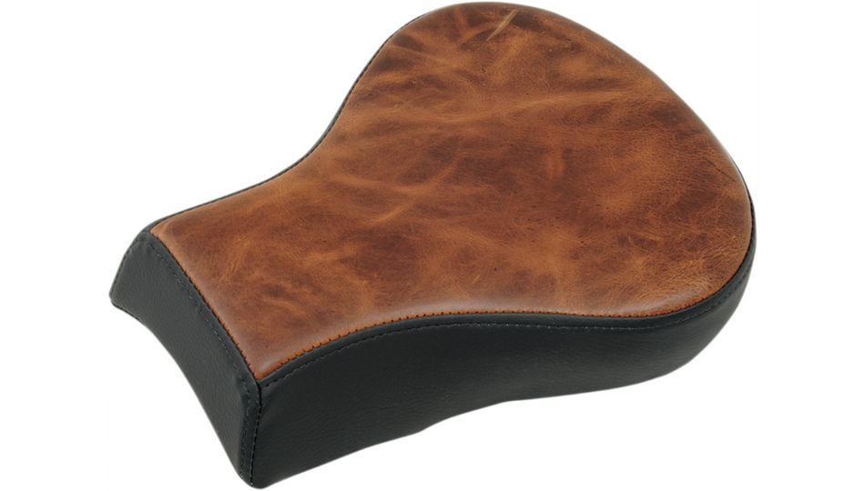 Saddlemen Renegade Lariat Brown Leather Pillion Pad 4 Harley 06-17 Softail