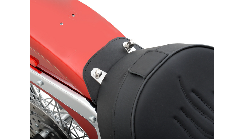 Drag Solo Smooth Harley Seat With EZ Glide 2 Backrest Option 00-17 FLST