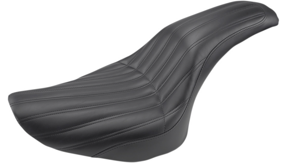 Saddlemen Knuckle 2-up Black Seat 4 Harley 06-09 FXST, 07-17 FLSTF/FLSTFB