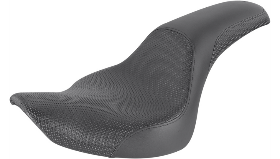 Saddlemen Profiler Basket Weave Black Seat 4 Harley Softail 06-09 FXST 07-17 FLSTF/B