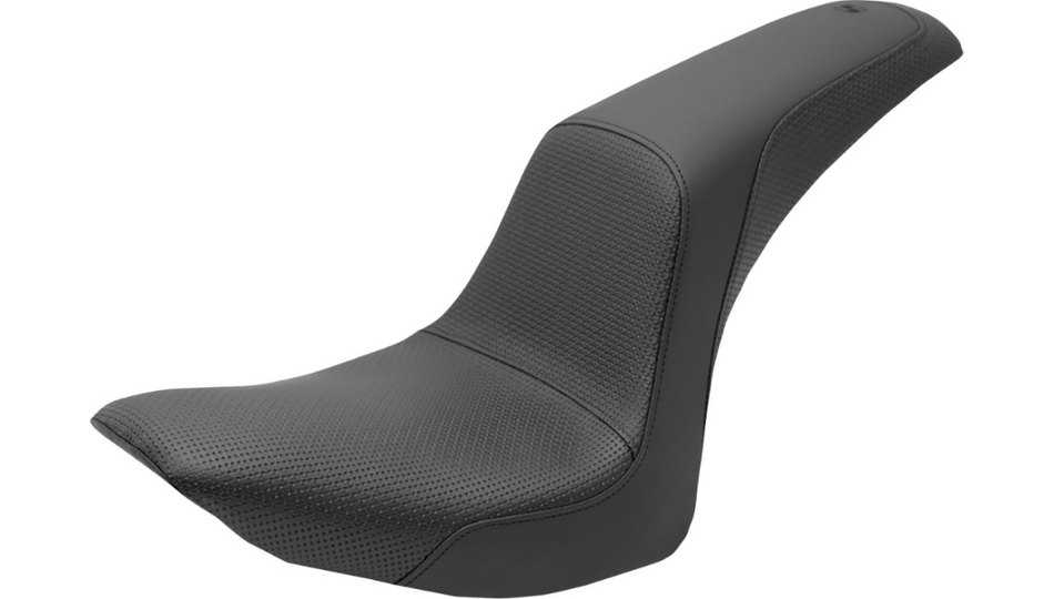 Saddlemen Profiler Basket Weave Black Seat 4 Harley Softail 06-17 FLSTC/FLSTN