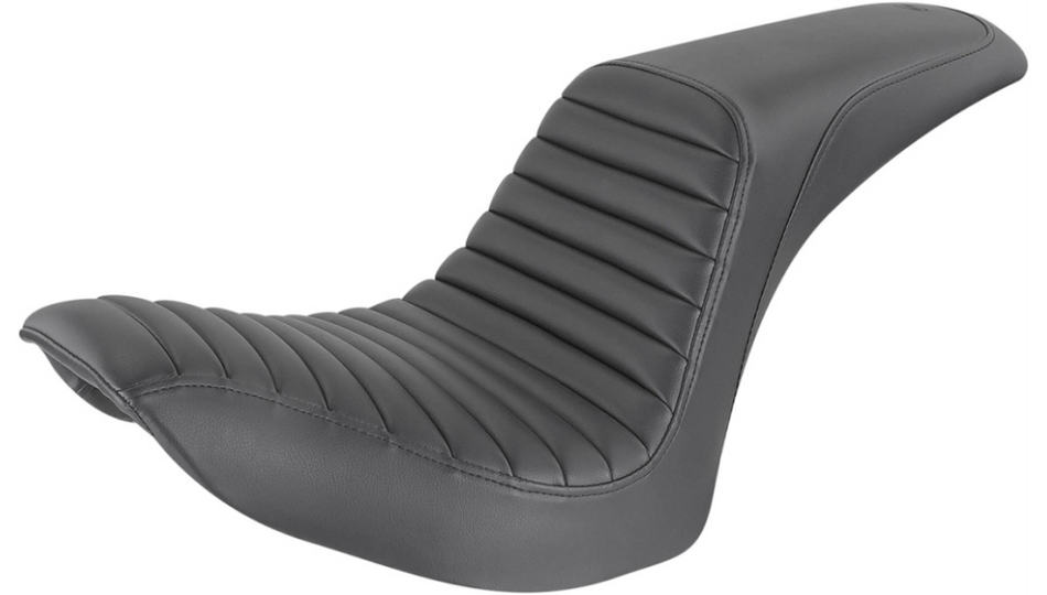 Saddlemen Profiler Tuck-N'-Roll Black SaddleHyde Seat 4 Harley 06-17 FLSTC/FLSTN